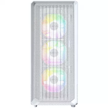 PC skriňa Montech X5 Midi Tower biela ATX 3x140 mm ventilátory