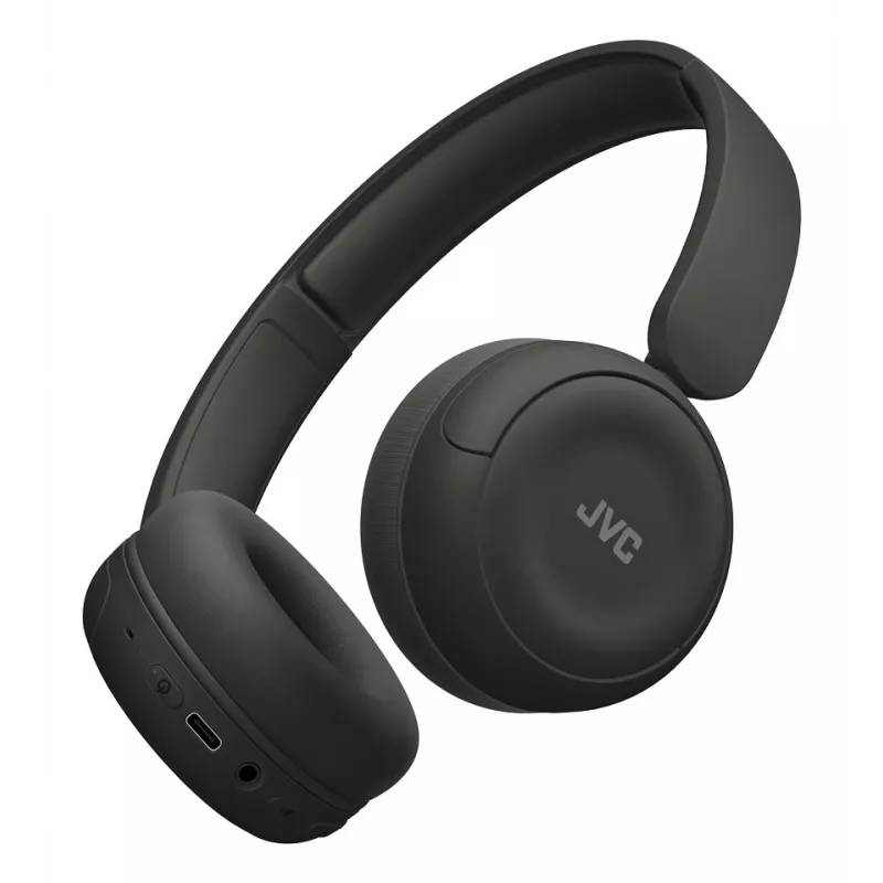 Headset JVC HA-S59W — káblový & bezdrôtový Bluetooth, USB‑C, supraaurálny, 20 – 20000 Hz, 1,2 m kábel, 148 g, čierny