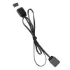 ARGB 3-pin predlžovací kábel 50 cm — Kolink, 5V, čierny