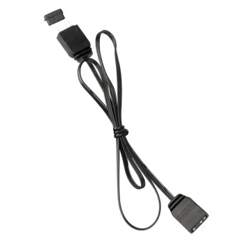 ARGB 3-pin predlžovací kábel 50 cm — Kolink, 5V, čierna