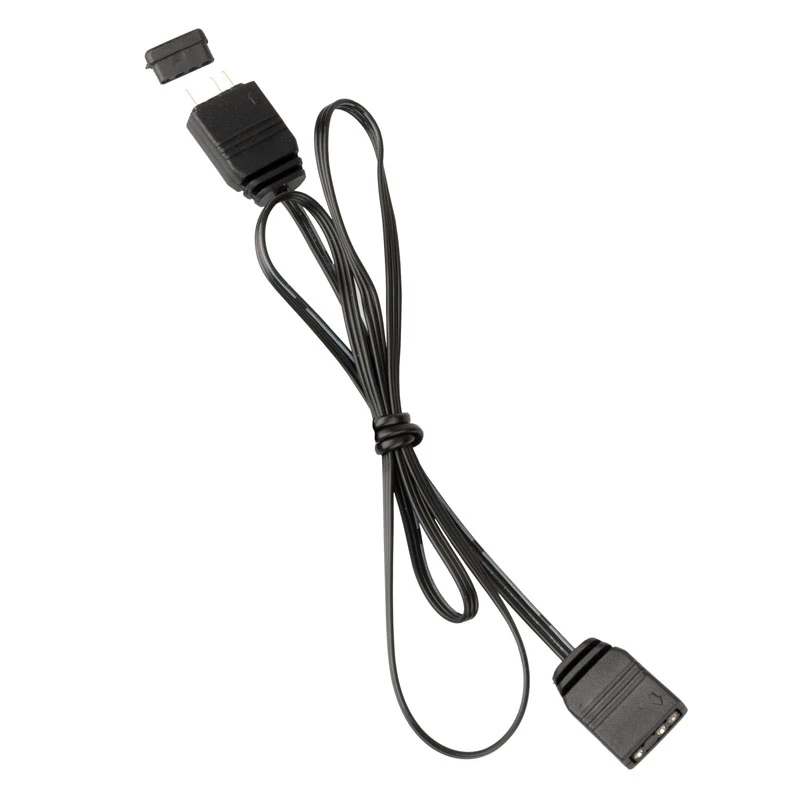 ARGB 3-pin predlžovací kábel 50 cm — Kolink, 5V, čierny