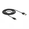 USB kábel DeLOCK 83850 USB 2.0 2 m USB A na Micro-USB B čierny