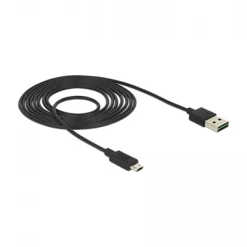 USB kábel DeLOCK 83850 USB 2.0 2 m USB A na Micro-USB B čierny