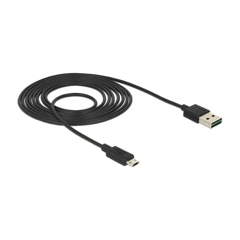 USB kábel DeLOCK 83850 USB 2.0 2 m USB A na Micro-USB B čierny