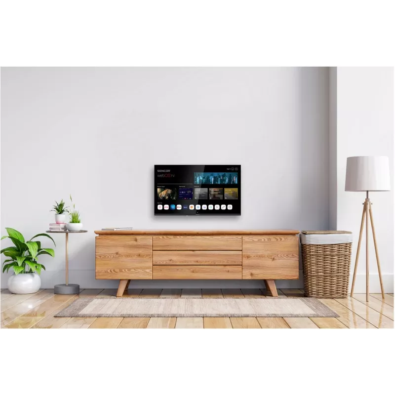 24 palcový LED Smart Display televízor SENCOR SLE 24S830MB — HD rozlíšenie, energetická trieda E