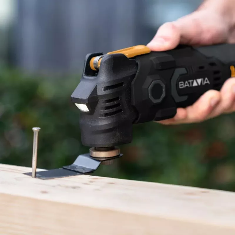 Batavia B.V. | 12V batéria antivibračný multitool - Fixxpack 2.0 set (vrátane 2,0-Ah batérie a USB-C kábla)
