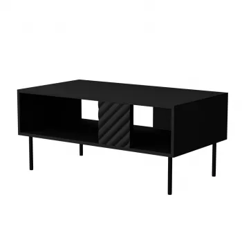 Konferenčný stolík Cama Meble LUCCA 1000×550×460 mm obdĺžnikový čierny