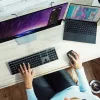 Logilink bezdrôtová myš BT5.0, ergonomická, čierna