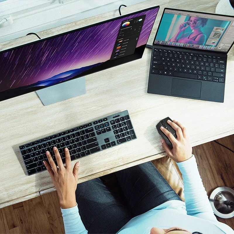 Logilink bezdrôtová myš BT5.0, ergonomická, čierna