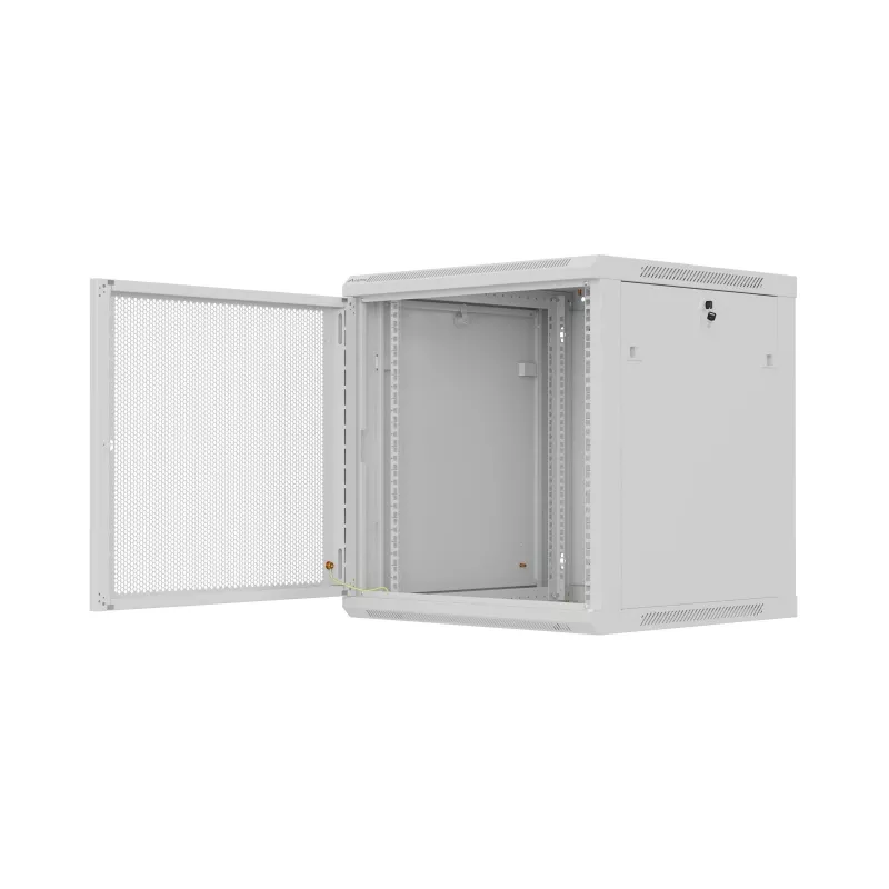 19-palcový nástenný rack 12U 600x600 sivý