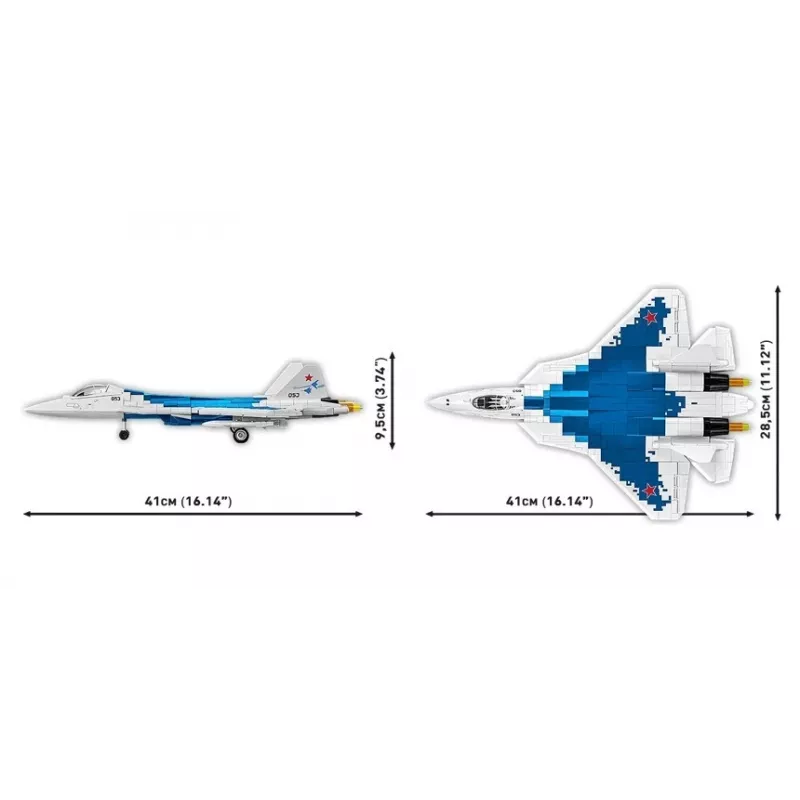 Stavebnica Cobi SU-57 Felon, 928 dielov – Cobi model COBl-5909