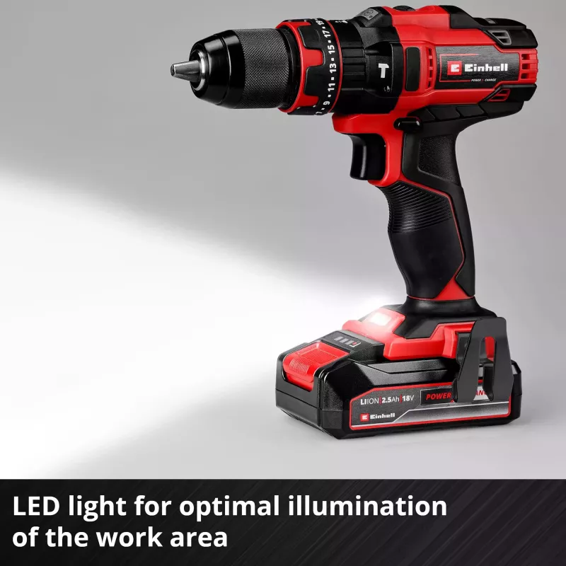 Einhell TE-CD 18/44 Li-i 24000 RPM 1,59 kg čierna, červená