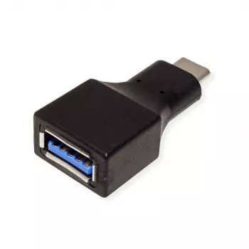 Value 12.99.9030 káblový adaptér USB Type-C USB Type-A čierny (12.99.9030)