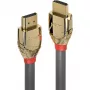 Lindy 37866 štandardný kábel HDMI s Ethernetom 10 m, Gold Line, HDMI samec – HDMI samec, 4K, sivý