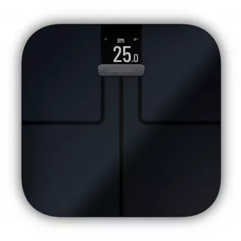 Elektronická osobová váha GARMIN Index S2 — čierna, max. 181,4 kg, Wi-Fi/Bluetooth, zloženie tela