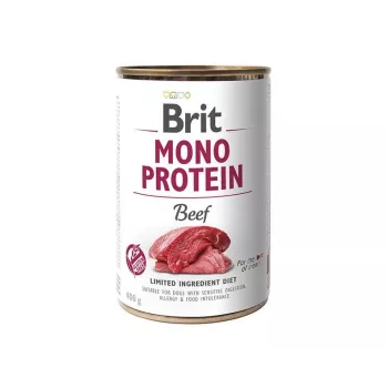 BRIT Mono Protein Beef - mokré krmivo pre psy - 400 g