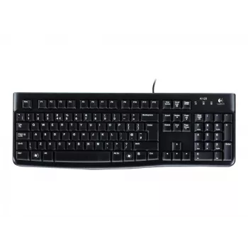 Desktop MK120, káblová, USB, QWERTZ, čierna, myš v balení
