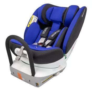 Detská autosedačka Sparco SK3000 modrá SK3000I_BL, nastaviteľná 40–150 cm