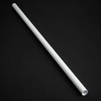 Hardtubing Bitspower 16 mm AD zrazená mosadzná rúrka, 500 mm, biela lakovaná