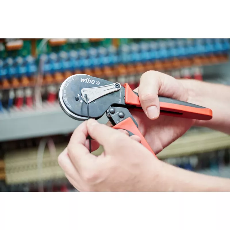 Wiha 41246 Krimpovacie kliešte na káble Crimping Tool čierna, červená