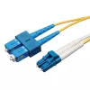 Eaton Tripp Lite Series duplex singlemode 9/125 optický patch kábel (LC/SC), 5M (16 ft.) - patch kábel - LC singlemode (M) na SC singlemode (M) - 5,0 m - optické vlákno - duplex - 9/125