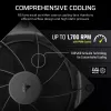 Ventilátor Corsair RS140 14 cm Čierna 330–1700 ot/min 0,11–3,46 mmH2O