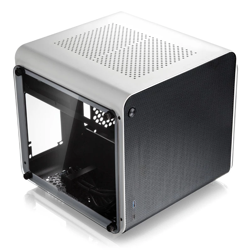 Počítačová skriňa Raijintek METIS EVO TG Mini-ITX, biela