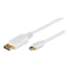 Wentronic Goobay DisplayPort na Mini DisplayPort adaptérový kábel 1.2, 1 m - Mini DisplayPort konektor samec > DisplayPort konektor samec (52858)