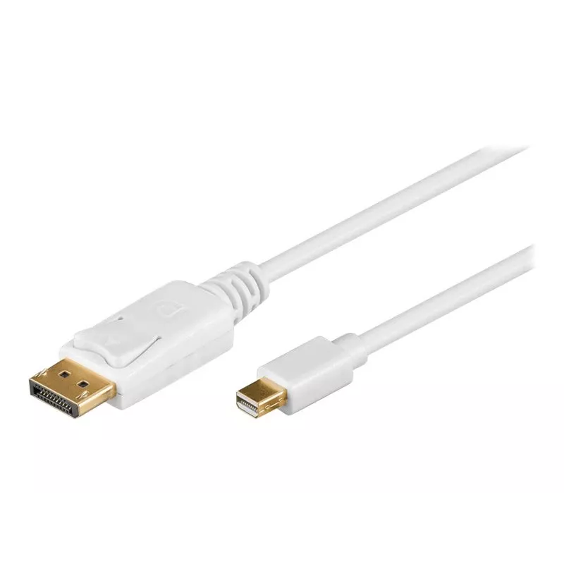 Wentronic Goobay DisplayPort na Mini DisplayPort adaptérový kábel 1.2, 1 m - Mini DisplayPort konektor samec > DisplayPort konektor samec (52858)