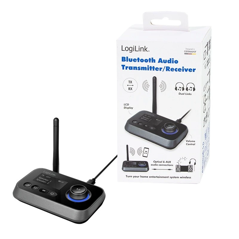 LogiLink BT0062 Bluetooth audio transceiver BT 5.0 10 m dosah
