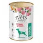 Mokré krmivo v konzerve pre psov 4vets Natural Hepatic 400 g — veterinárna diéta na podporu pečene, morčacie, 77 % vlhkosť