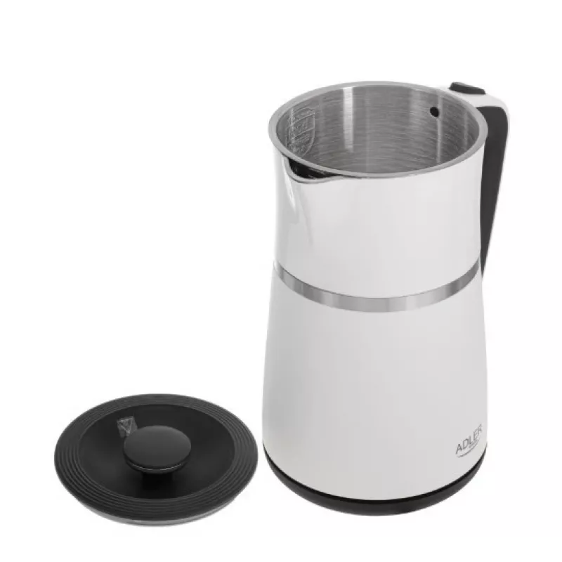 Kanvica Adler 1,7 l 1355 W biela dvojstenná