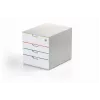 Durable VARICOLOR MIX 4 SAFE sivý plast 4 zásuvky
