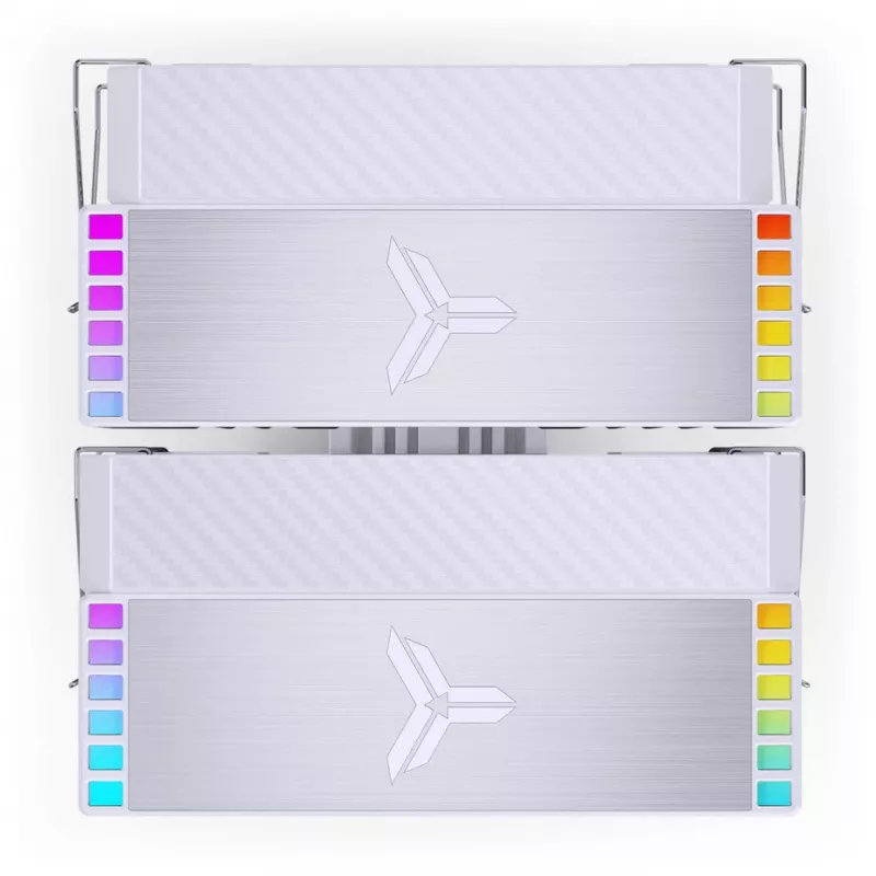 Jonsbo HX6280 CPU chladič, PWM, RGB - 130 mm, biely
