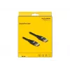 DeLOCK DisplayPort kábel 8K 60 Hz 3 m čierny kov