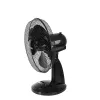 Mesko | Ventilátor | MS 7309 | Stolový ventilátor | Čierna | Priemer 30 cm | Rýchlostné stupne 3 | Oscilácia | 40 W | Nie