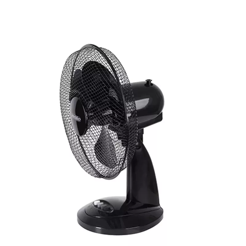 Mesko | Ventilátor | MS 7309 | Stolový ventilátor | Čierna | Priemer 30 cm | Rýchlostné stupne 3 | Oscilácia | 40 W | Nie