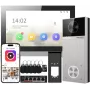 Video interkom Hikvision DS-KIS613-S 7 palcov (17,8 cm) displej, 2688×1520 obraz, H.264/H.265/M-JPEG, IP65, IR nočné videnie