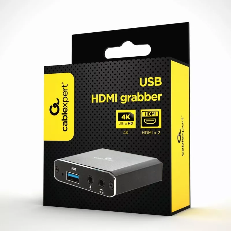 Gembird UHG-4K2-01 USB grafický adaptér čierny