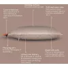 Vyhrievací vankúš Beurer HK77 nabíjateľný Smokey-Taupe – prenosný elektrický vyhrievací vankúš