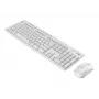 Logitech MK295 Silent - sada klávesnice a myši - bezdrôtová - 2,4 GHz - talianska - krémovobiela