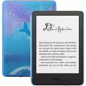 E-book čítačka Amazon Kindle Kids dotykový displej 16 GB Wi-Fi čierna modrá
