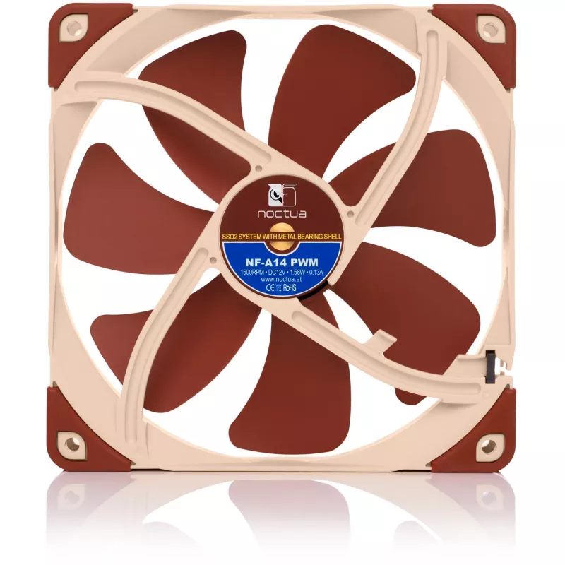 Noctua NF-A14 PWM 140mm skriňový ventilátor