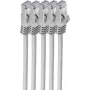 Sieťový kábel ShiverPeaks BS75512-SET5 2 m Cat7 S/FTP sivý