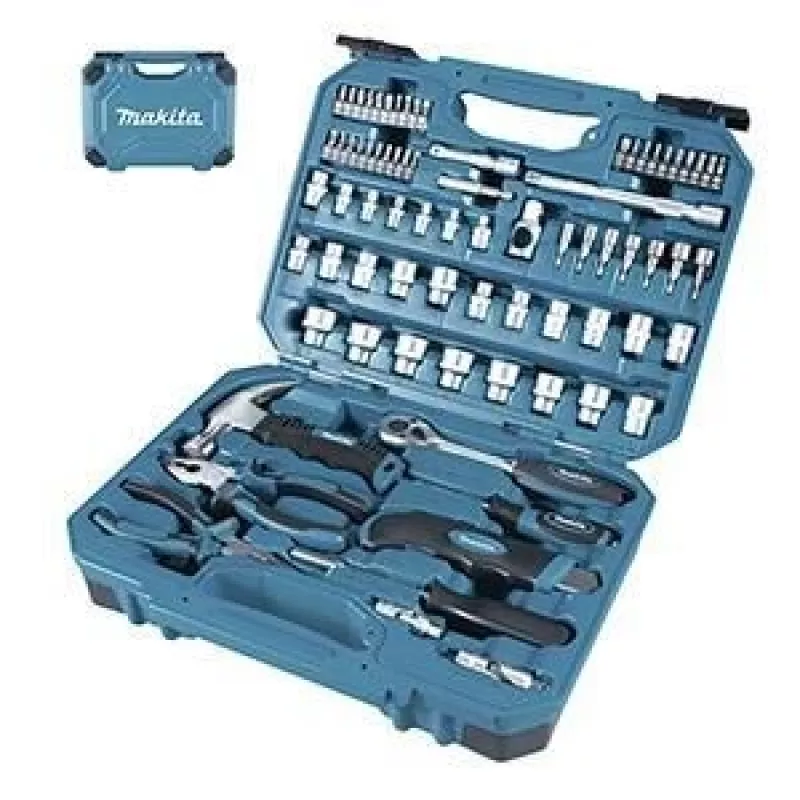 Makita E-10899 sada mechanického náradia 76 nástrojov