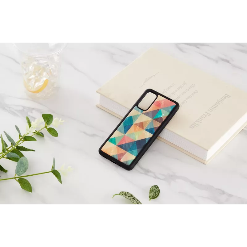 Ochranné puzdro iKins pre Samsung Galaxy S20 — Mosaic čierne