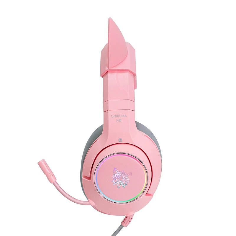 Headset Onikuma K9 Pink RGB herný headset