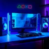 Gaming neónový svetelný panel MANTA SNL111MT – dekoratívne LED symboly pre gaming setup