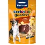 Maškrta pre psov Vitakraft Beef Stick Quadros 70 g — hypoalergénna pevná maškrta z bravčového, bez lepku, bez cukru