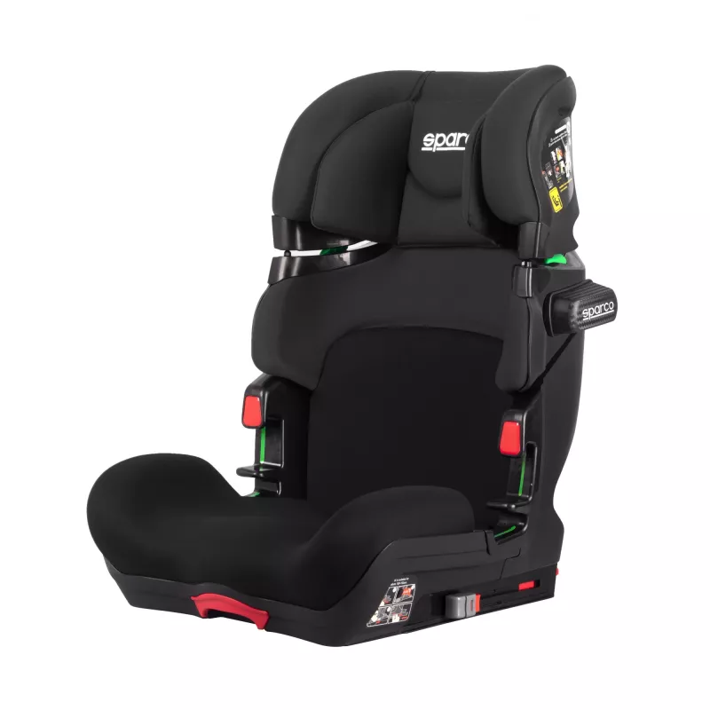 Detská autosedačka Sparco SK800 sivá ISOFIX 9–36 kg